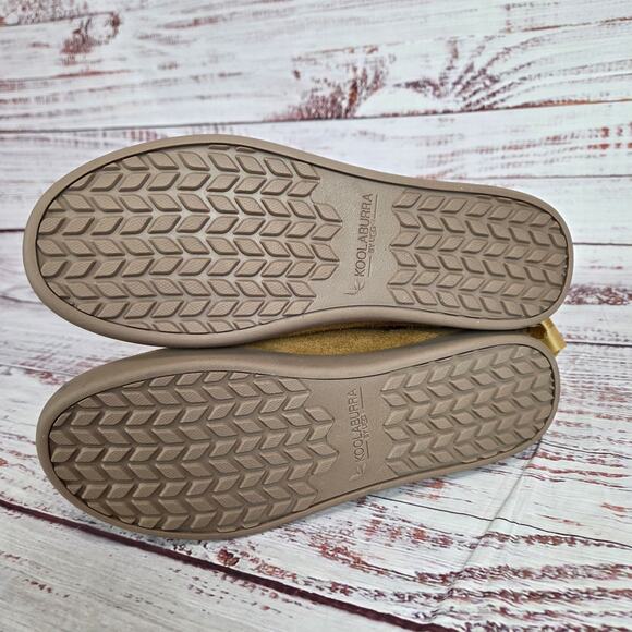 KOOLABURRA BY UGG Skyller Tassel Suede Boots10 Chestnut Brown Neutral Earthy New - Picture 8 of 9